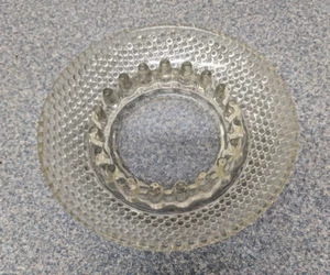 Vintage Clear Hobnail Glass Ashtray 6.5” - Picture 1 of 3