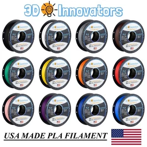 3D Innovators 3D Printer PLA Filament 1.75mm 1KG/2.2LB [NEW COLORS!]