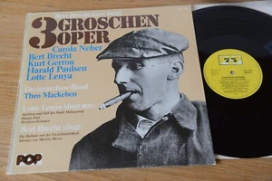 Bert Brecht / Kurt Weill ‎ 3 Groschenoper  Lotte Lenya LP POP75 ‎ PO 7107 - Picture 1 of 6
