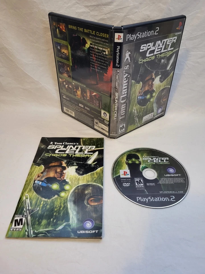 Tom Clancy's Splinter Cell Chaos Theory, PS2, Complete, Authentic! - Image 1 of 1