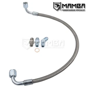 MAMBA 92~02 For Chevy / GMC Duramax 6.2L 6.5L Detroit Diesel Turbo Oil Feed Line - Picture 1 of 4