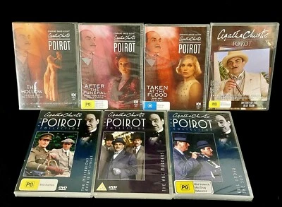 Agatha Christies Poirot Collection Multiple Titles 7 DVD's Region 4 & 0 - Image 1 of 4