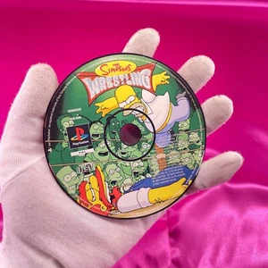 The Simpsons Wrestling Spiel für Sony Ps1 nur Disc Version Pal Playstation 1 - Bild 1 von 5