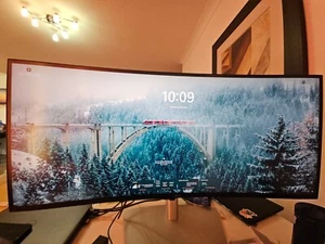 37.52" Dell U3824DW Curved Monitor, IPS, 3840x1600 WQHD+, 5ms, 60Hz, 2000:1, 300 - Picture 1 of 1