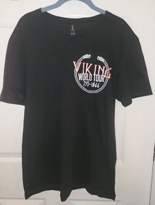 T Shirt Viking World Tour, Size Medium, Gildan, Men, Women, NWOT, 100% Cotton - Picture 1 of 16