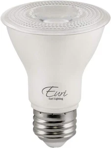 Euri Lighting LED PAR20 Bulb, 7W, 5000K, Dimmable, 500lm 80 CRI 120V Pack of 20 - Picture 1 of 7
