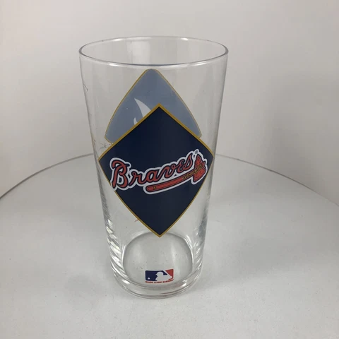 Atlanta Braves Texaco Vintage 1994 MLB All Star Game 16 ounce Pint Beer Glass Cover