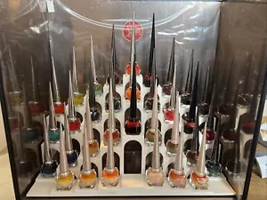 christian louboutin Nail Polish Set  33 Colours In Mirrored Display Case - Picture 1 of 4