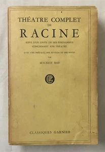 Theatre Complet | Racine | Maurice Rat | Classiques Garnier | French Paperback - Picture 1 of 6