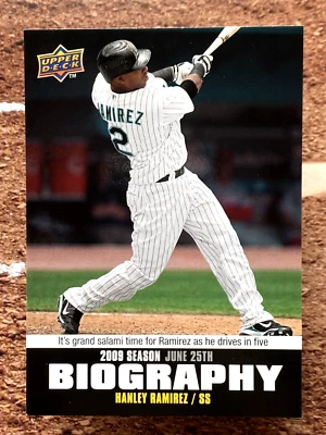 2010 Upper Deck Season Biography Hanley Ramirez #SB-100 - Image 1 of 2