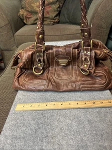 Bolso Hobo de Cuero Marrón Jano By Anja Flint - Imagen 1 de 8