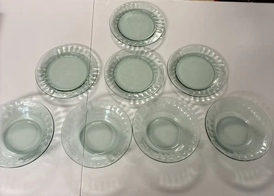 Coca-Cola Vintage Glass Plate and Bowl Lot of 8 - Image 1 of 4
