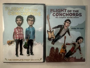 Flight Of The Conchords Season 1 And 2 (DVD, 2009, 4-Discs) w/Slipcovers - Picture 1 of 5