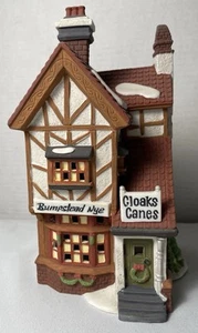 Dept 56 Heritage Dickens Village Bumpstead Nye Cloaks & Canes No Light - Picture 1 of 9