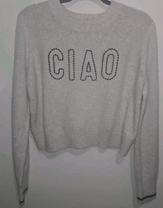 Z SUPPLY OVERSIZED ACRYLIC SWEATER SOFT NEUTRAL LIGHTWEIGHT SIZE L Cozy - Picture 1 of 15