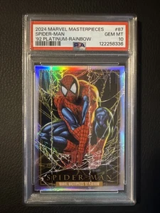2024 Marvel Masterpieces '92 Variant Cover Rainbow Spider-Man #87-V PSA 10 GEM - Picture 1 of 2