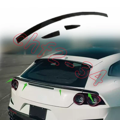 Для Ferrari GTC4Lusso V8 / V12 сухой углерода N стиль задний багажник спойлер крыло кромки - Изображение 1 из 4