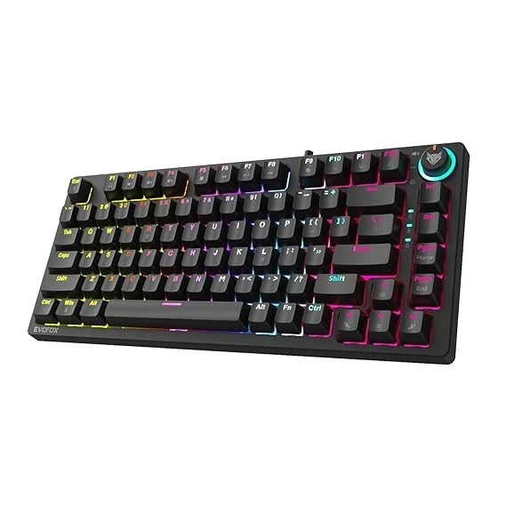 EvoFox Katana X2 TKL Mechanical Gaming Keyboard |Dynamic Backlighting,  All Keys - Image 1 of 1
