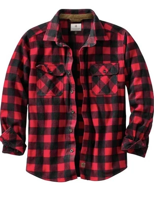 Legendary Whitetails Men’s Long Sleeve Fleece Button Up Heavyweight Shirt XL - Image 1 of 4