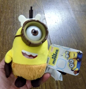 Peluche de plástico 3D Despicable Me Minions Deluxe Buddies Cro-Minion Caveman 6" - Imagen 1 de 3