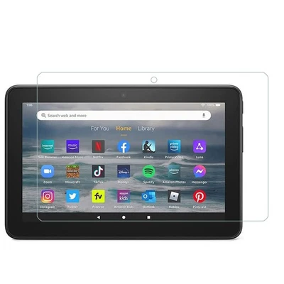 2x Protective Glass for Amazon Fire 7 2022 12 Generation 7 Inch Display Screen - Image 1 of 3