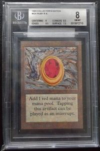 Magic The Gathering MTG MOX RUBY Collectors' Edition NM Graded BGS 8 - Picture 1 of 2
