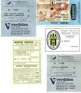 GS26 - TICKET/BIGLIETTI D'INGRESSO PARTITE JUVENTUS - ORIGINALI - Foto 1 di 1