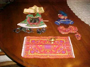 LOT MUFFY GYPSY & HOPPY GENIE VANDERBEAR COSTUMES FORTUNE TELLERS & ACCESSORIES  - Picture 1 of 6