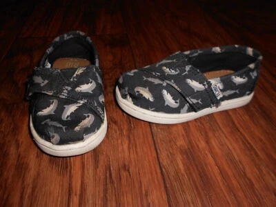 Обувь для мальчиков Toms размер T 5 акулы - Изображение 1 из 4