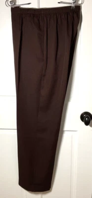 PANTALONES DRAPERS & DAMONS MUJER MARRÓN TALLA 14 BOLSILLOS 100% POLIÉSTER NUEVOS Foto 1 de 3