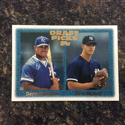 1997 Topps - #272 Eric Milton, Dee Brown (RC) - Image 1 of 2