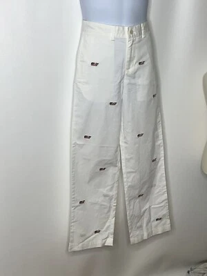 Pantalones Vineyard Vines Calce Clásico Club Bandera Ballena Bordados Niños Talla 12 Nuevos con Etiquetas Foto 1 de 2
