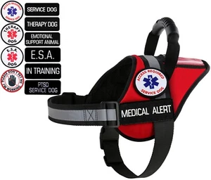 Medical Alert Service Dog Harness Vest Patches | Working Dogs |ALL ACCESS CANINE - Picture 1 of 15