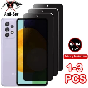 For Samsung A16 A36 A56 A55 A35 A54 A34 Privacy Tempered Glass Screen Protector - Picture 1 of 16