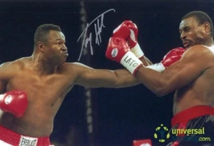 Larry Holmes Hand Signed 18x12 Autographed Boxing Photo PROOF & COA - Picture 1 of 1