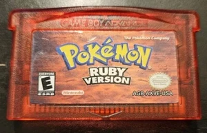 Pokemon Versión Rubí Auténtico Nintendo Gameboy Probado Funciona Ahorra Necesita Batería - Imagen 1 de 3
