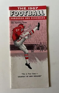 1967 College Pro Handbook AFL NFL Football BART STARR Gale SAYERS Dick BUTKUS - Picture 1 of 4