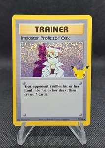 Pokemon TCG Imposter Professor Oak 25th Anniversary Celebration 73/102 - Rare - Picture 1 of 2