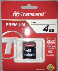 Transcend Ultimate - Flash memory card - 4 GB - Class 10 - SDHC - Picture 1 of 2