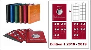 Look 17344-S Black Premium Illustrated Coin Album Germany 2016 - 2019 - Picture 1 of 5