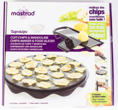 Mastrad TopChips Microwave Chips Maker & Mini Mandoline Slicer Set - Image 1 of 2