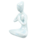 Ceramic Yoga Statue Abstract Lady Figurine for Home Decor-GV