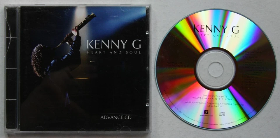Kenny G Heart And Soul USA 2010 Advance CDR - Bild 1 von 1