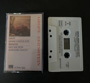 Grofe & Bernstein Gand Canyon Suite/West Side Story Cassette Tape London Records - Picture 1 of 1