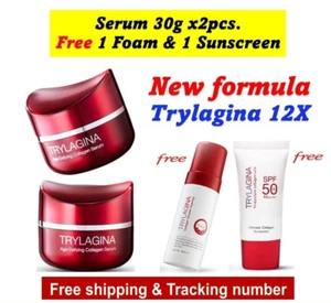 4 Free 4 TRYLAGINA 12x Ultimate Collagen Serum Anti-Aging Wrinkle Treatment - Picture 1 of 14