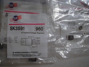 IC SK3591 & SK 3592 Positive Voltage Regulators, 5&12V TO-220 Case, NOS, NIB - Picture 1 of 2