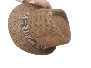 New Men Fedara Hat Trilby Summer Beach Sun Stran Hats Men Panama - Picture 1 of 10
