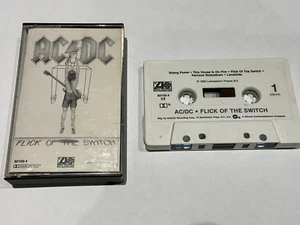 AC/DC Flick of the Switch Cassette Tape Album Dolby ACDC Vintage Original Music - Picture 1 of 2