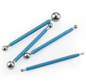 4Pcs 8 Sizes ball modelling Tool Clay Flower Fondant Cake Decorating  - Picture 1 of 5