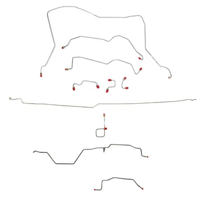 Kit de línea de freno para Dodge Ram 2500 1995-1997 4x4 platón largo cabina extendida RWABS-CBK0120SS Foto 1 de 4